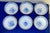 Chinoiserie Vintage Chinese Rice Grain Bowls — Set of 6 For Sale - Image 3 of 12