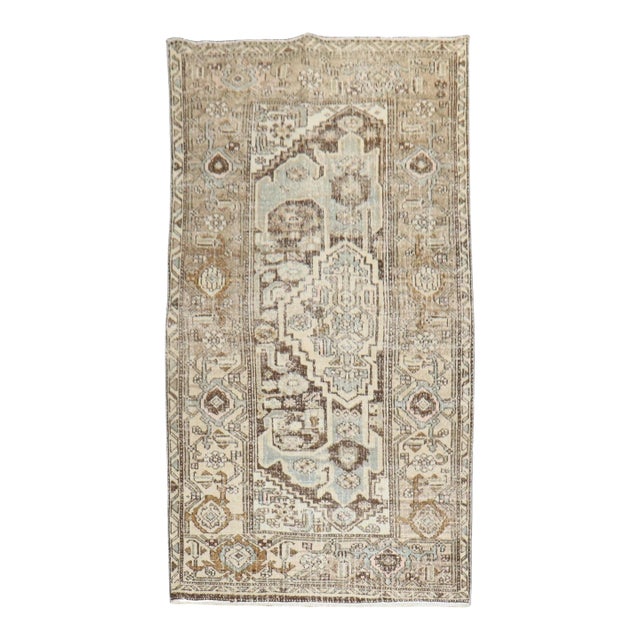 Early 20th Century Zabihi Collection Persian Malayer Accent Sampler Rug - 3'11" x 6'10" For Sale