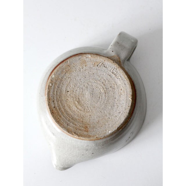 Vintage Studio Pottery Batter Bowl For Sale - Image 9 of 12