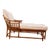 Vintage Brighton Pavilion Rattan Bamboo Chaise Lounge For Sale