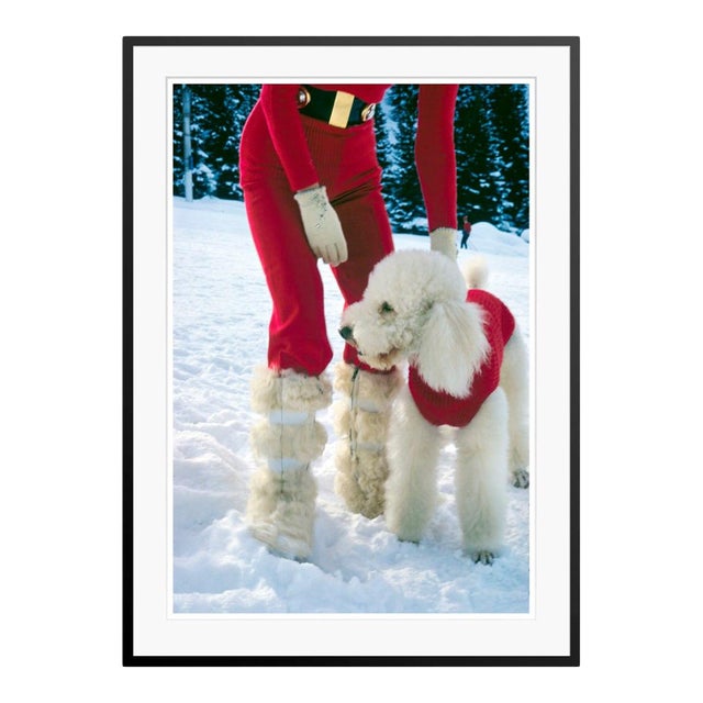 Toni Frissell 'Courchevel' Archival Pigment Print Framed in Black For Sale