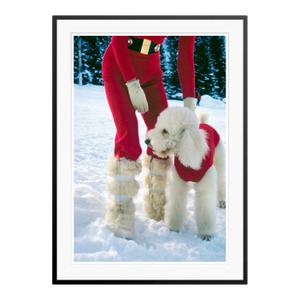 Toni Frissell 'Courchevel' Archival Pigment Print Framed in Black