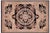 Black Organic Floral 1990's Persian Black/Black Wool Rug - 9'2'' X 12'5'' For Sale - Image 8 of 9