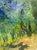 This is a small Impressionist painting depicting a scene above Bardolino on Lake Garda. It is an oil painting on canvas....