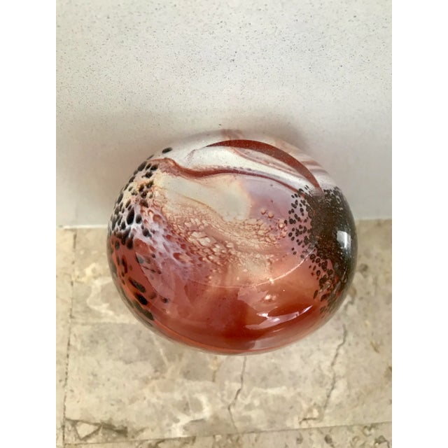 Vintage Art Deco Murano Vase, 1940s For Sale - Image 10 of 11
