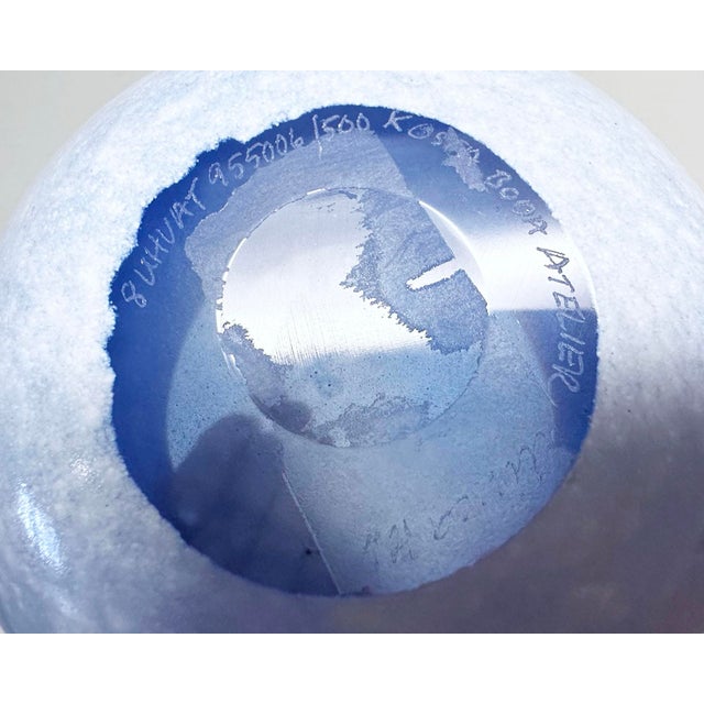 Glass Kosta Boda Atelier “Cleopatra” Bowl With Snake by Ulrica Hydman Vallien For Sale - Image 7 of 7