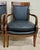 Vintage French Empire Charles X Style Consulate Master Armchairs - Pair For Sale - Image 9 of 11