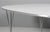 Fritz Hansen Black Lacquered Ellipse Dining Table by Piet Hein & Bruno Mathsson, 1960s For Sale - Image 4 of 6