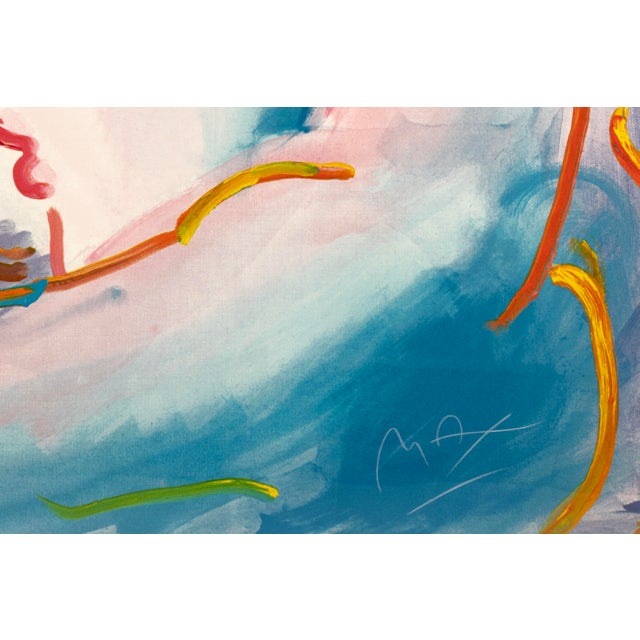 Peter Max Peter Max I Love the World 2000 Signed Serigraph on Paper 68/300 Framed Pop Art For Sale - Image 4 of 7