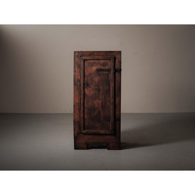 Alpine Folk Art Pine Wardrobe, Piedmont, Italy, 18th Century For Sale - Image 4 of 18