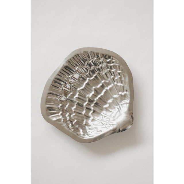 Silver Large Shell Dish from Wiskemann, 1960s For Sale - Image 8 of 10