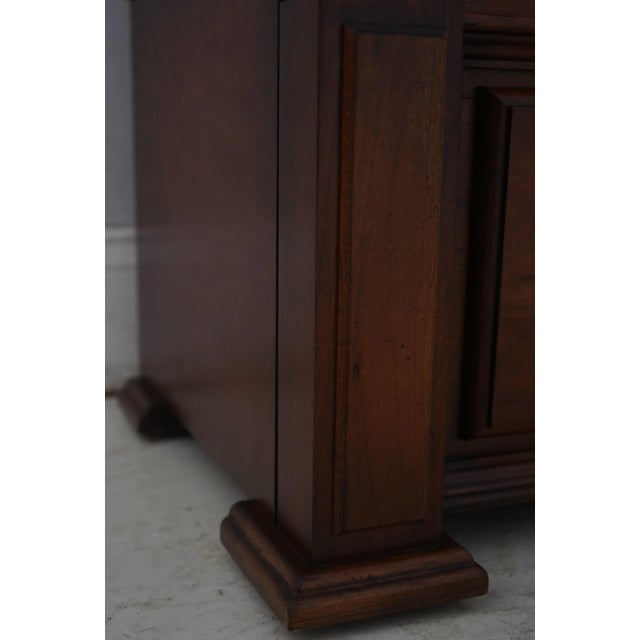Howard Miller Cherry Tall Case Grandfather Clock For Sale - Image 14 of 18
