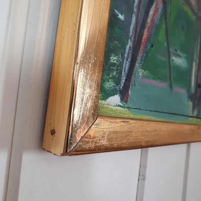 1978 Mid-Century Swedish Modernist Oil Painting by Fredrik Rohde For Sale - Image 11 of 18