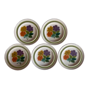 Vintage Franciscan Ware Small Lunch Plates - Set of 5