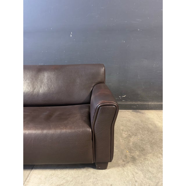 Vintage De Sede Ds-97 Buffalo Leather Loveseats Sofa For Sale In New York - Image 6 of 10