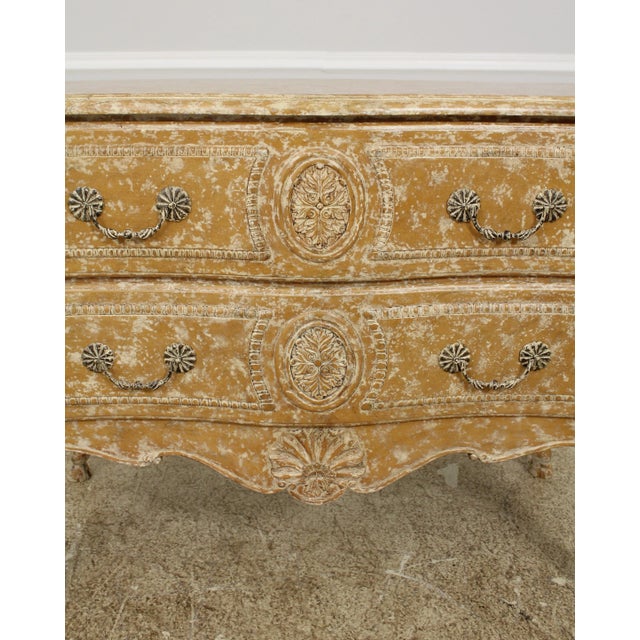 Theodore Alexander French Style Sponge Finish Commode Chest For Sale - Image 10 of 13