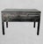 Baker Furniture Company Vintage Black Rustic 5 Drawer Butterfly Hardware Ming Style Leg Console Table For Sale - Image 4 of 11