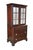Mid-Century Modern Mid Century Mahogany Stepback China Display Cabinet Hutch Bookcase 68" For Sale - Image 3 of 18