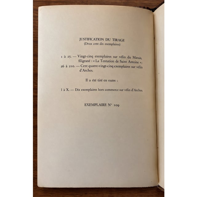 1938 Odilon Redon Illustrated “La Tentation De Saint Antoine” by Gustave Flaubert — Ambroise Vollard Edition, 1938 For Sale - Image 10 of 10