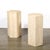 Mid-Century Modern Pair of Mid-Century Modernist Hexagonal Travertine Pedestals For Sale - Image 3 of 18