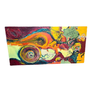 Abstract Painting With Vibrant Colors and Bold Brushstrokes