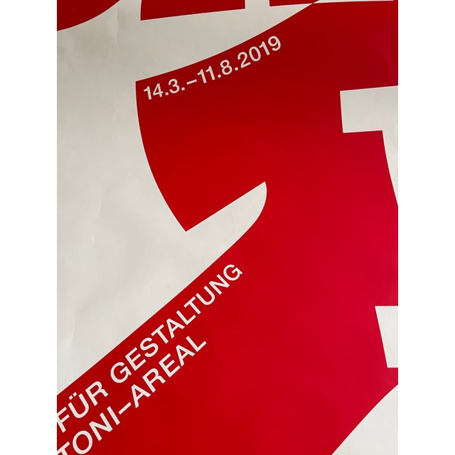 Modern Raffinerie AG Bally: Red, Museum of Design Zurich (2019), Large Format, Printed in Switzerland For Sale - Image 3 of 5