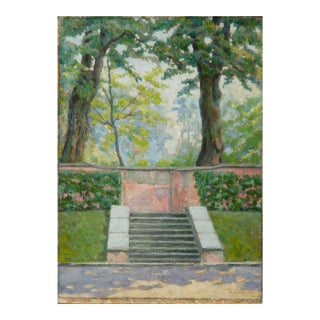 Alexander Yakovlevich Kramarev, Revel, Staircase in Ekaterinental, Oil on Canvas For Sale