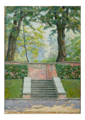 Alexander Yakovlevich Kramarev, Revel, Staircase in Ekaterinental, Oil on Canvas
