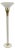 Vintage Postmodern Art Deco Figural Frosted Acrylic & Glass Torchiere Floor Lamp For Sale