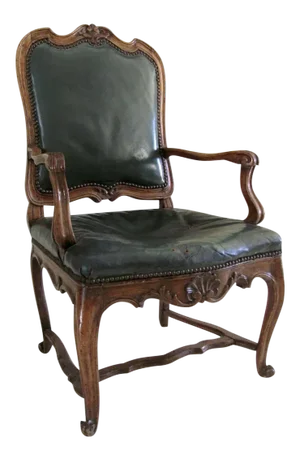 18th Century Italian Walnut Arm Chair Upholstered