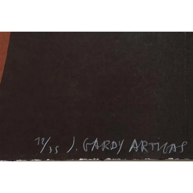 Artist: Joan Gardy Artigas, Spanish (1938 - ) Title: Untitled Year: circa 1960 Medium: Silkscreen, Signed and numbered in...