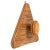 Bamboo and Rattan Triangular Coat Rack Stand in the style of Vivai Del Sud, Italy, 1960s For Sale - Image 3 of 11