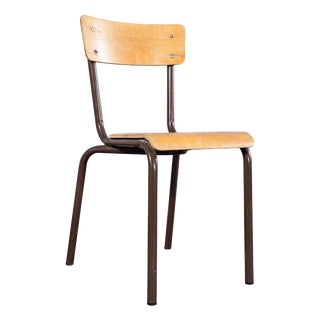 Vintage French Stacking Dining Chair, 1950s For Sale