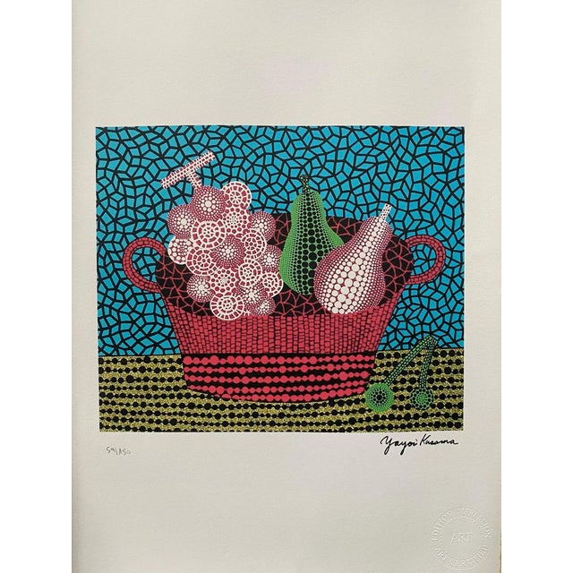 After Yayoi Kusama, Born in 1929, Lithograph, 1990s For Sale