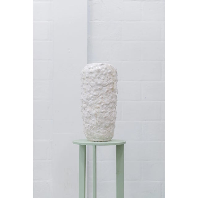 Contemporary White Nipple Vase by Natasja Alers For Sale - Image 3 of 5