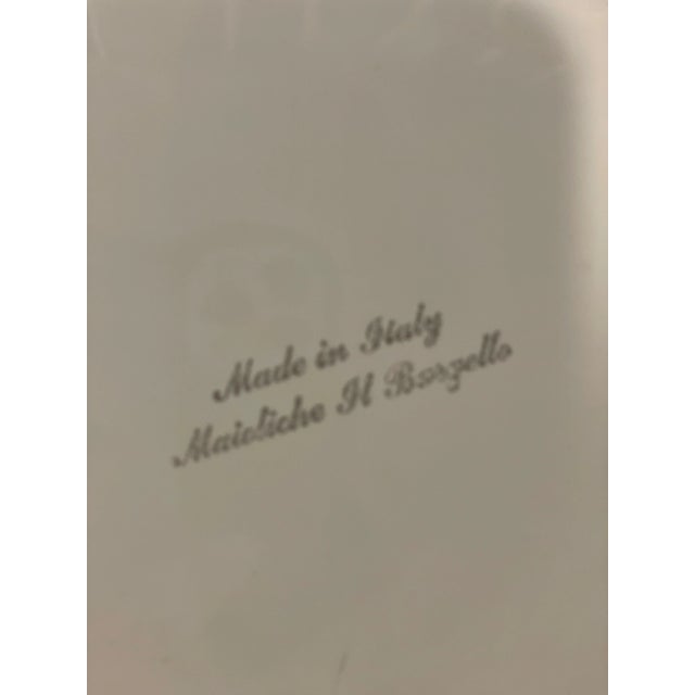 Ceramic Late 20th Century Italian Assorted Salad Plates Set of 5 Vegetable Plates For Sale - Image 7 of 9