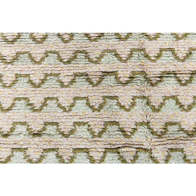 Textile Vintage Swedish Pile Rug by Sigvard Bernadotte at Doris Leslie Blau For Sale - Image 7 of 8