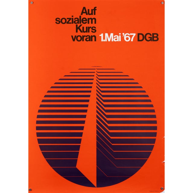 Original Political Poster by Acon, 1967 For Sale - Image 9 of 9