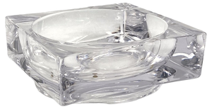 Molded Crystal Ashtray friom Sevres France, 1970s