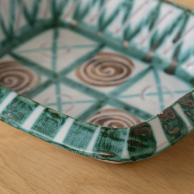 1950s French Ceramic Dish by Robert Picault, Vallauris For Sale - Image 9 of 12