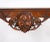 Wood Grand Continental Rococo Style Carved Mahogany Foyer / Console Table For Sale - Image 7 of 12