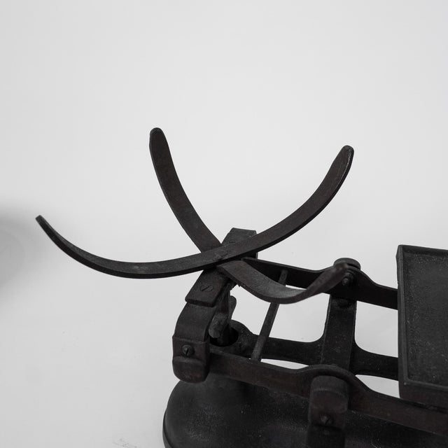 Antique French Double Inkwell Desk Set With Original Glass Inserts For Sale - Image 10 of 10