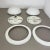 Gold Metal and Glass Wall or Ceiling Lights from Glashütte Limburg, Germany, 1980, Set of 2 For Sale - Image 8 of 17