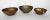 Early 20th Century Indian Brass & Semi-Precious Stone Bowls, S/3 For Sale - Image 5 of 13