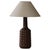 Danish Modern Ceramic Table Lamp in Brown Glaze by Desire Stentøj, Denmark, 1960s For Sale - Image 17 of 17