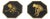 Two Monkey Decoupage Reverse Painted Octagonal Glass Plates For Sale