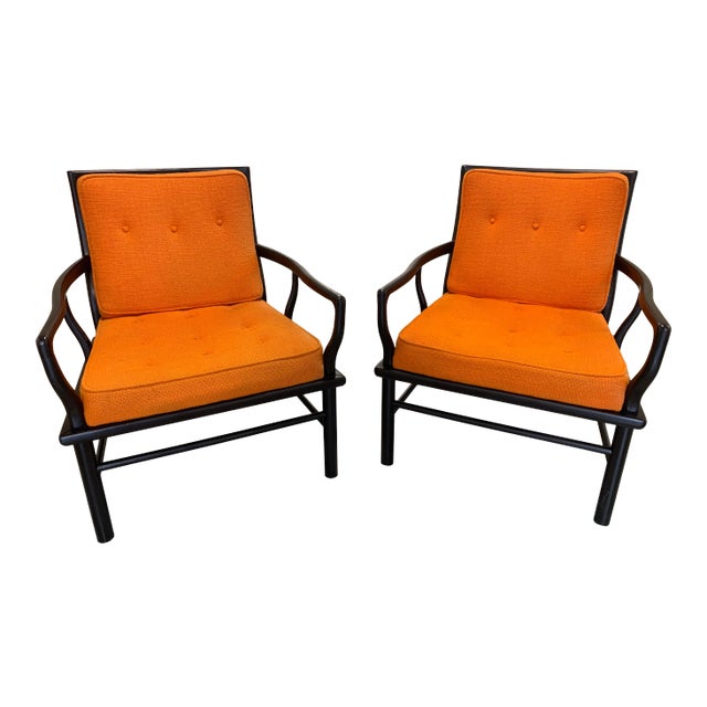 Mid 20th Century Modern Painted Armchairs - a Pair For Sale