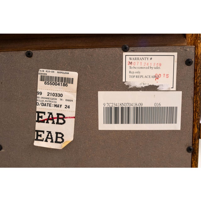 French Louis XVI Style Walnut Finish Sideboard For Sale - Image 18 of 18