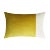 Mustard Yellow and White Double Rectangle Mustard Double Velvet Pillow from Lo Decor For Sale