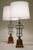 A distinguished and impressive matched pair of early French styled Neoclassical wire caged Urn form with Maple wood...